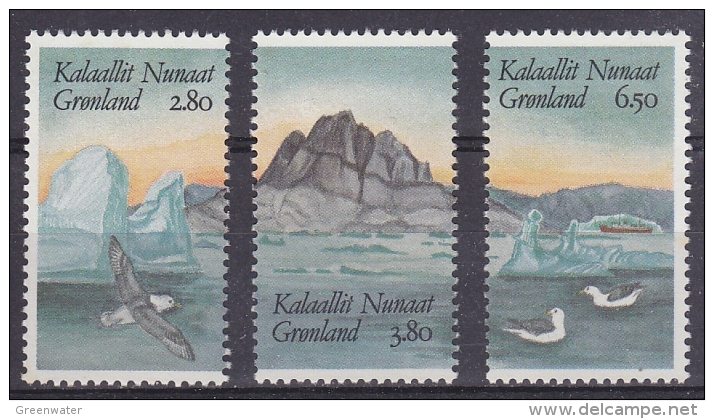 Greenland 1987 Hafnia 3v From M/s ** Mnh (18681) - Neufs