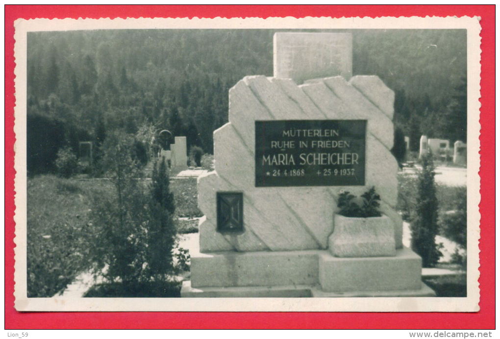 157695 / FUNERAL , GRAVE - Mütterlein , RUHE IN FRIEDEN , MARIA SCHEICHER 1868 - 1937 Germany Allemagne Deutschland - Funeral