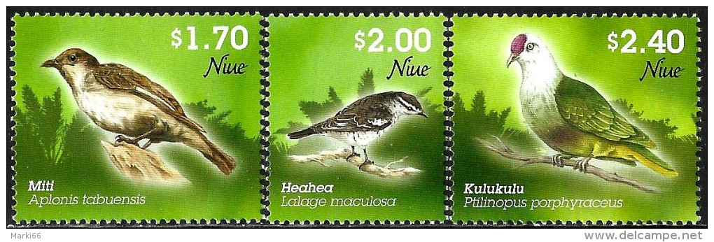Niue - 2011 - Birds Of Niue - Mint Stamp Set - Niue