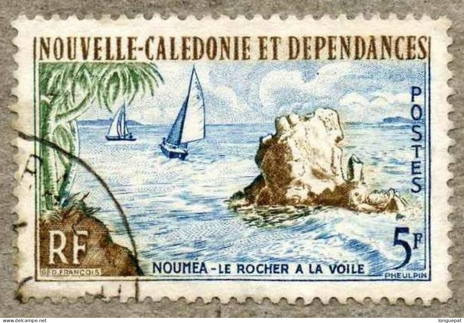 NOUVELLE-CALEDONIE : Sport Nautique : Le Rocher à La Voile, à Nouméa - Tourisme - Used Stamps