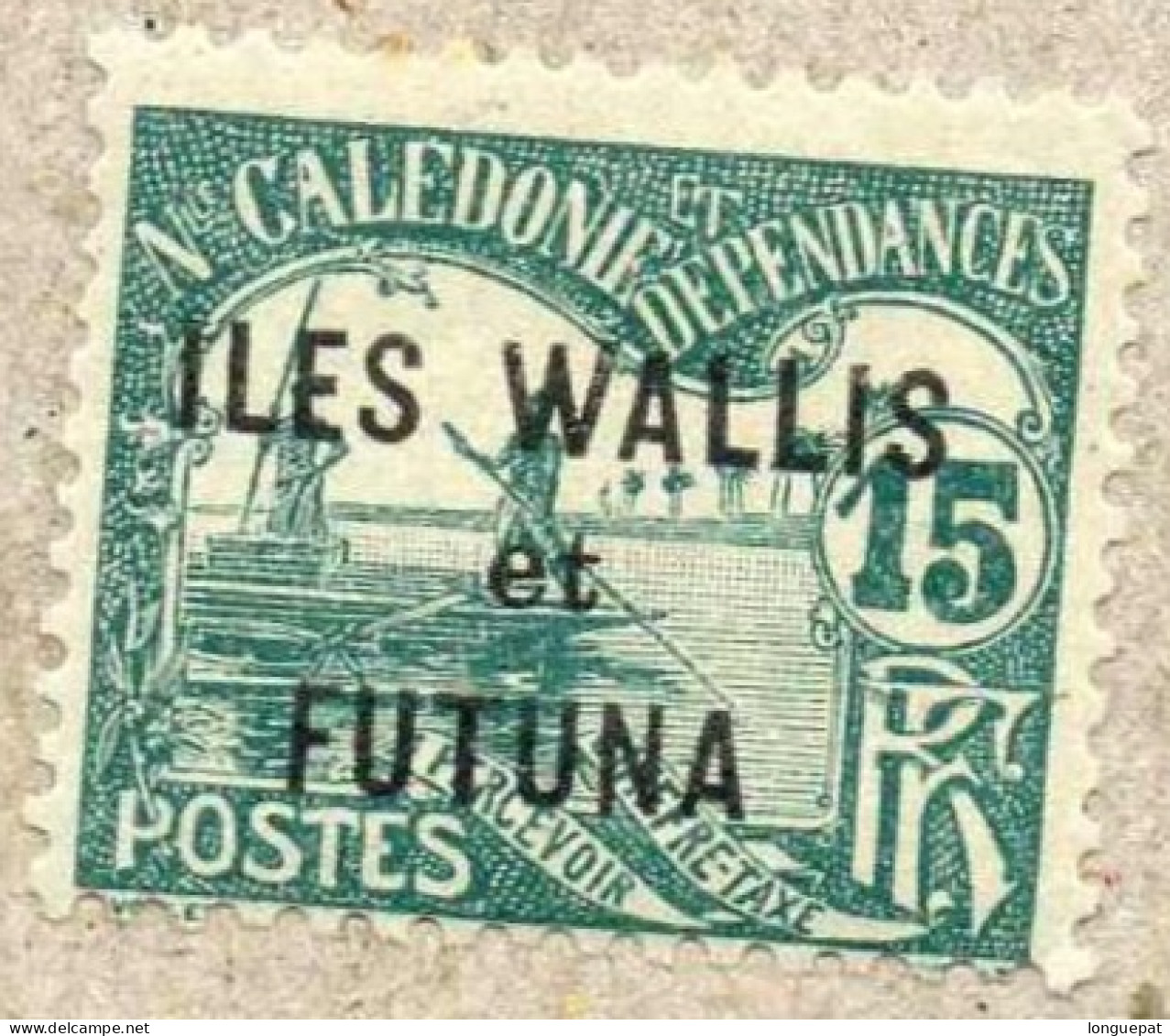 WALLIS Et F. : Piroguier : Timbre De Nelle Calédonie   Surchargé "Iles WALLIS Et FUTUNA" - Postage Due