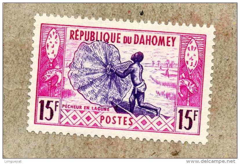 DAHOMEY :  Pêche En Lagune - Poisson - Métier - Artisanat - - Benin – Dahomey (1960-...)
