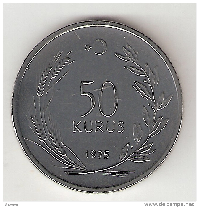 Turkye 50 Kurus  1975 Km  899   Unc !!! - Turquia