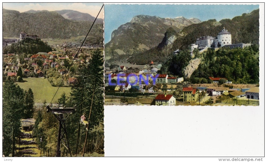 2 CPSM 9X14   D´ AUTRICHE -   KUFSTEIN Gegen Das KAISERGEBIRGE - Mit KAISERLIFT - Kufstein