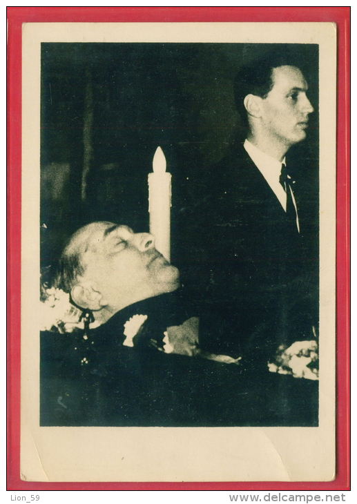 157705 / FUNERAL , Jan Garrigue Masaryk -  Czech Diplomat Politician Foreign Minister Czechoslovakia 1948 Suicide. - Funeral