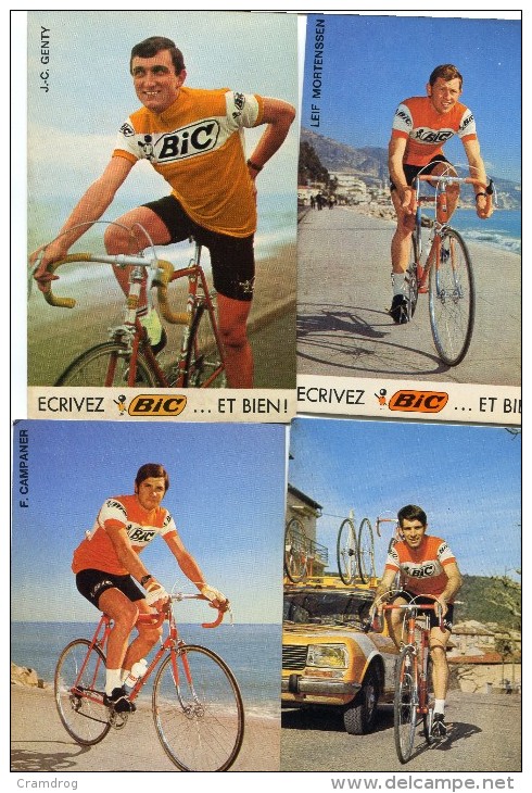 Wielrenners Cyclistes Equipe BIC Ploeg  22 Cartes   22 Kaarten  ( 6 Scans ) - Andere & Zonder Classificatie