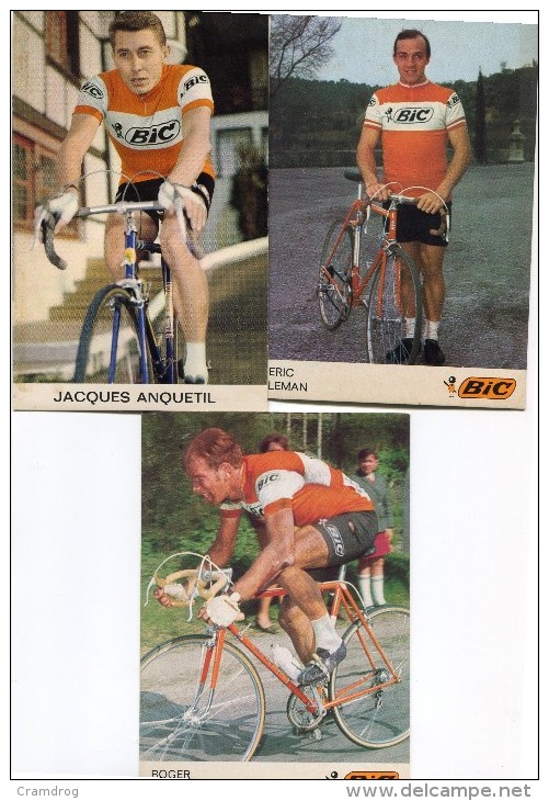 Wielrenners Cyclistes Equipe BIC Ploeg  22 Cartes   22 Kaarten  ( 6 Scans ) - Andere & Zonder Classificatie