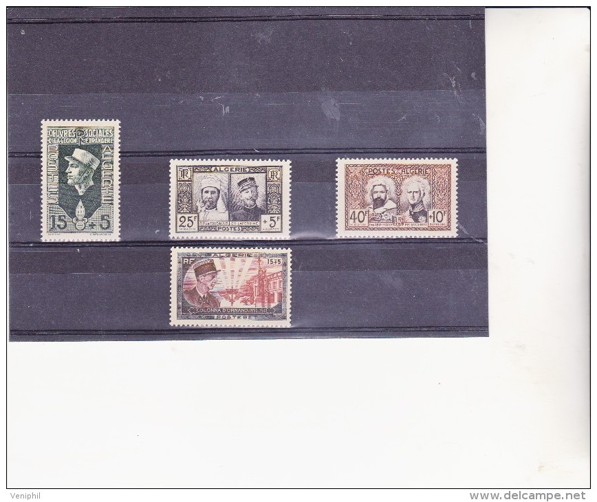 ALGERIE - N° 283 A 286  - NEUF CHARNIERE - COTE : 18,20 € - Used Stamps