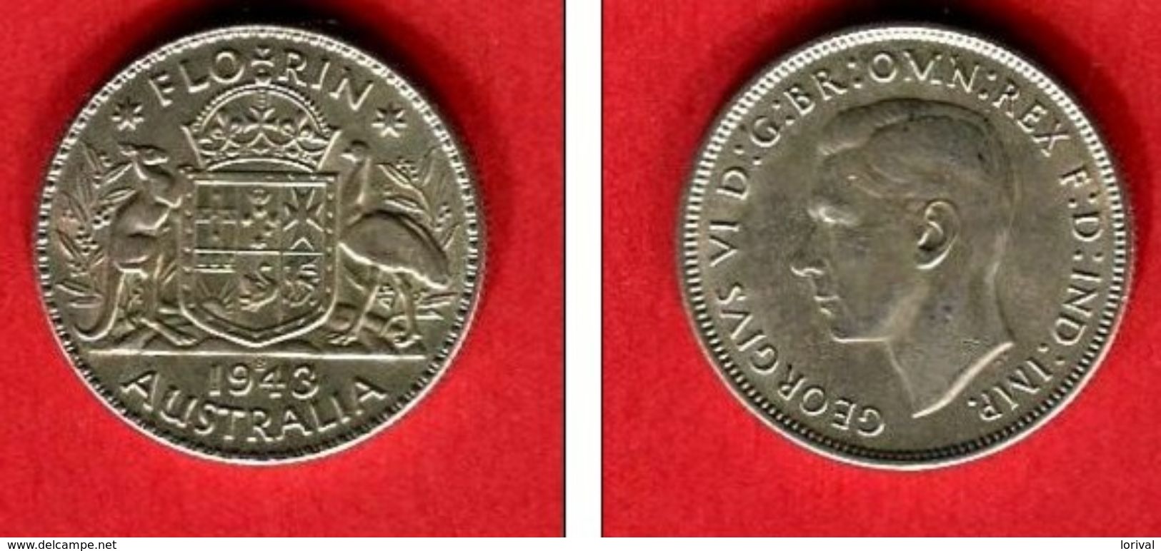 GEORGE  VI ( KM 40 )  TTB+  33 - Florin