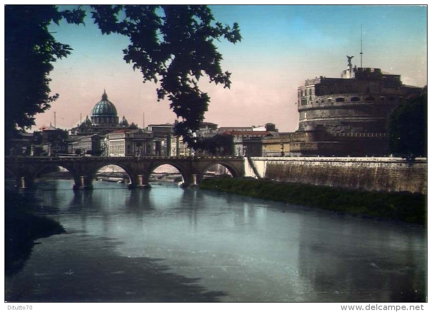 Roma - Ponte E Castel S.angelo - 265 - Formato Grande Non Viaggiata - Bridges