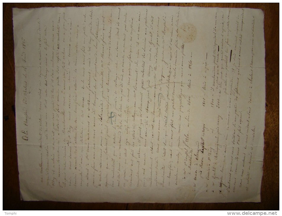 Belle Lettre De Chaalons Sut Marne De 1827 Pour Vidalon Annonay - 1801-1848: Precursors XIX