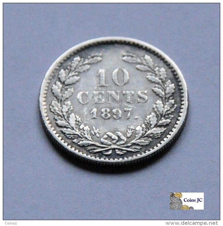 Holanda - 10 Centimos - 1897 - Monedas Comerciales