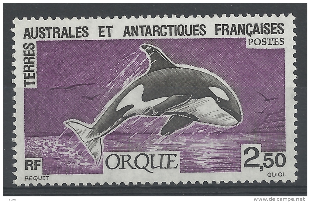 French Antarctic (FSAT), Killer Whale, 1993, MNH VF - Ungebraucht