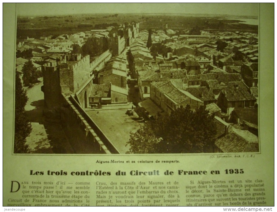 - Article De Presse - Régionalisme - Aigues Mortes - La Sainte Baume - Var  - 1934 - 2 Pages - Historische Dokumente