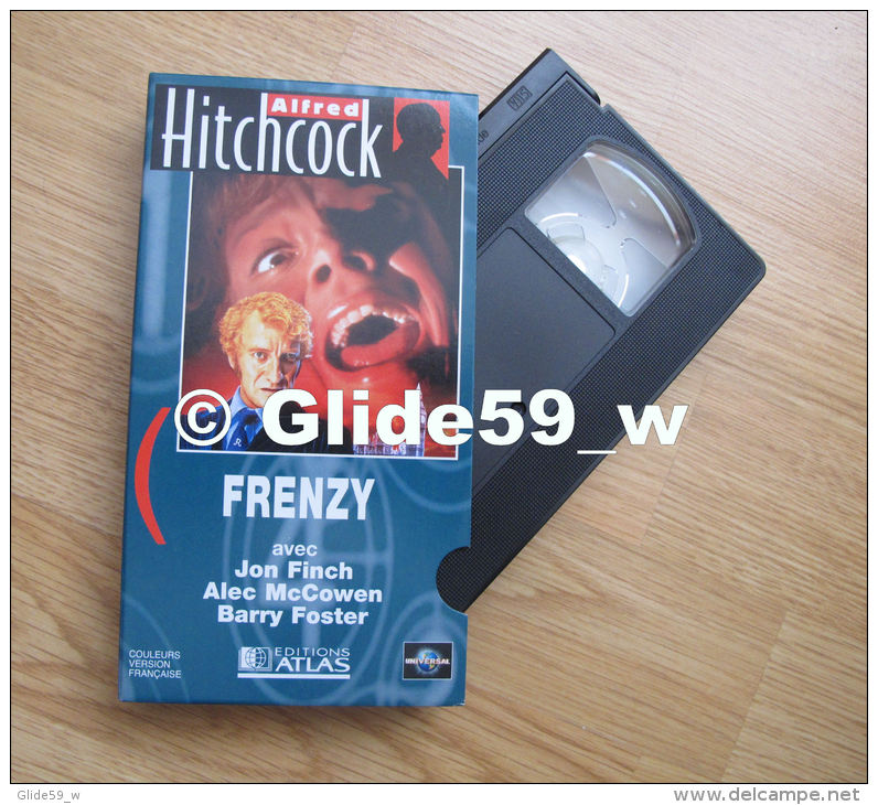 Alfred Hitchcock - Frenzy - K7 Vidéo VHS Couleur - Version Française (Ed. Atlas) - Occasion - Action, Adventure