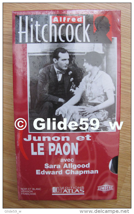 Alfred Hitchcock - Junon Et Le Paon - K7 Vidéo VHS Noir &amp; Blanc - Version Française (Ed. Atlas) - Neuve - Azione, Avventura