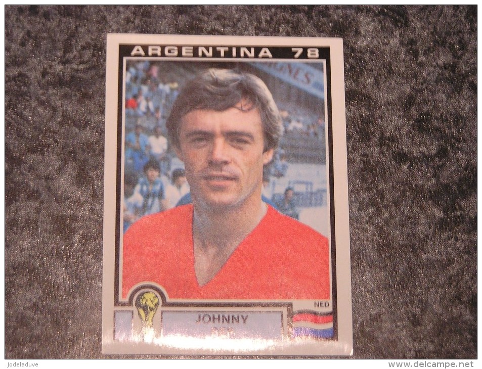 Hollande JOHNNY REP World Cup Story Argentina 78 PANINI Original Sticker N° 124 Vignette Autocollante - Edition Française