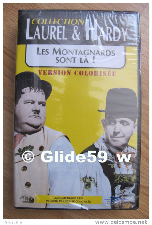 Collection Laurel &amp; Hardy - Les Montagnards Sont Là ! K7 Vidéo VHS - Version Française Colorisée - Neuve - Classiques