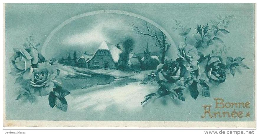 Carte De Voeux/Paysage De Neige Et Roses, Arc En Ciel /circulée/ 1937    CVE71 - Año Nuevo