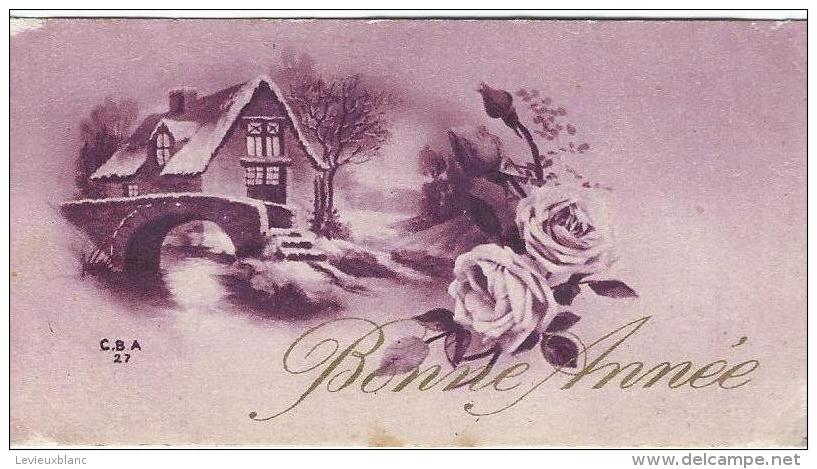 Carte De Voeux/Chalet Pont Et Roses /  Circulée/ Vers 1930    CVE74 - New Year