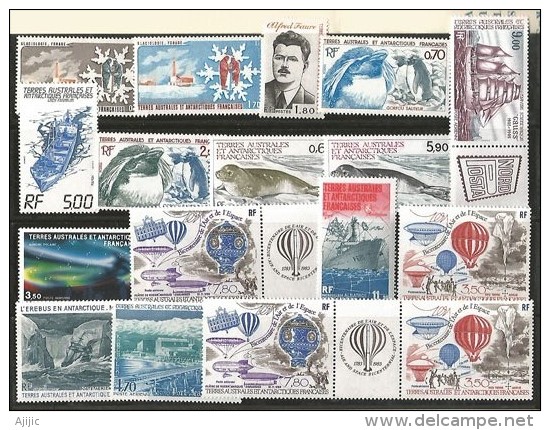 ANTARCTIQUE FRANCAIS. Année 1983-1984.  17 T-p Neufs **, Inclus PA  .  Côte 48,00 € - Autres & Non Classés