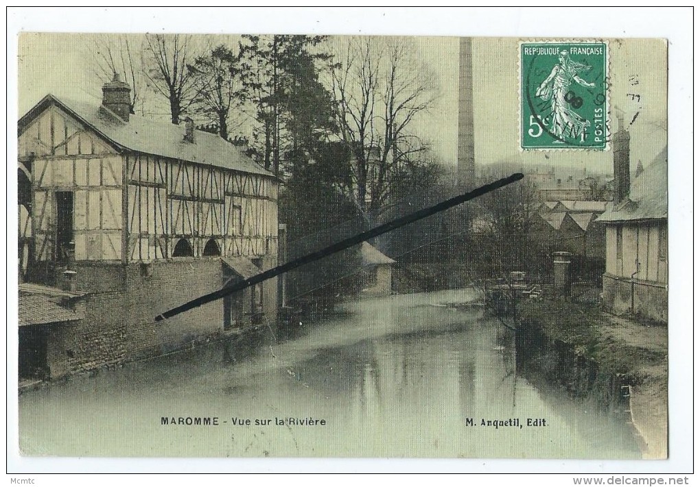 CPA - Maromme - Vue Sur La Riviere - Maromme