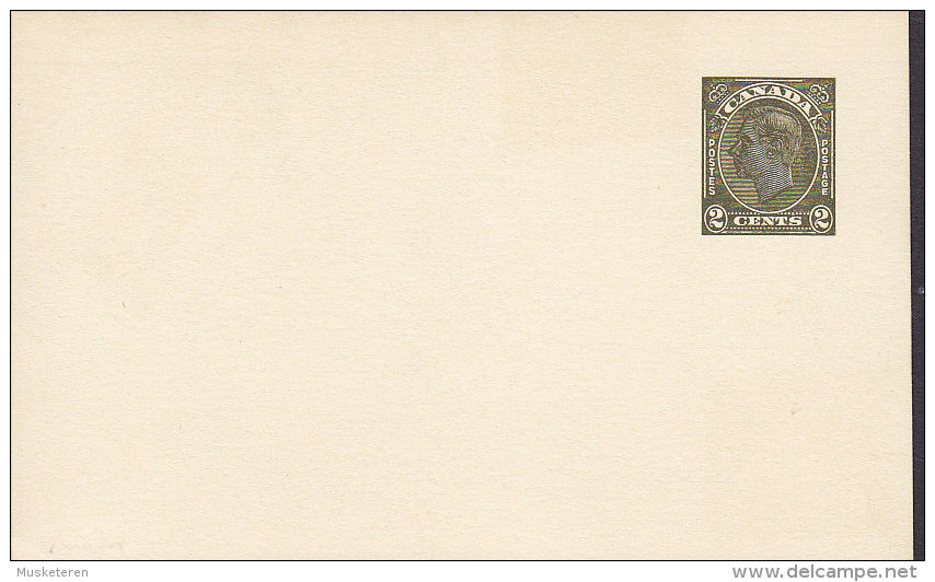 Canada Postal Stationery Ganzsache Entier 2 C George VI. (Unused) - 1903-1954 Könige