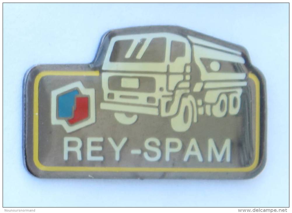 Pin's REY SPAM - Le Logo ELF - Le Camion Citerne - D1264 - Fuels