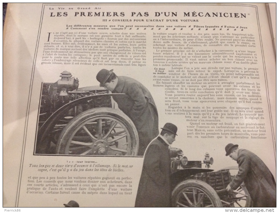 1907 MATCH DE RUGBY STADE FRANCAIS - RC FRANCE / MEETING DE MONACO / MORT DU COMTE DE BYLANDT SAINT MORITZ / BOXE