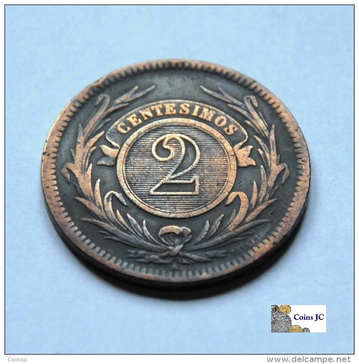 Uruguay - 2 Centesimos - 1869 - Uruguay