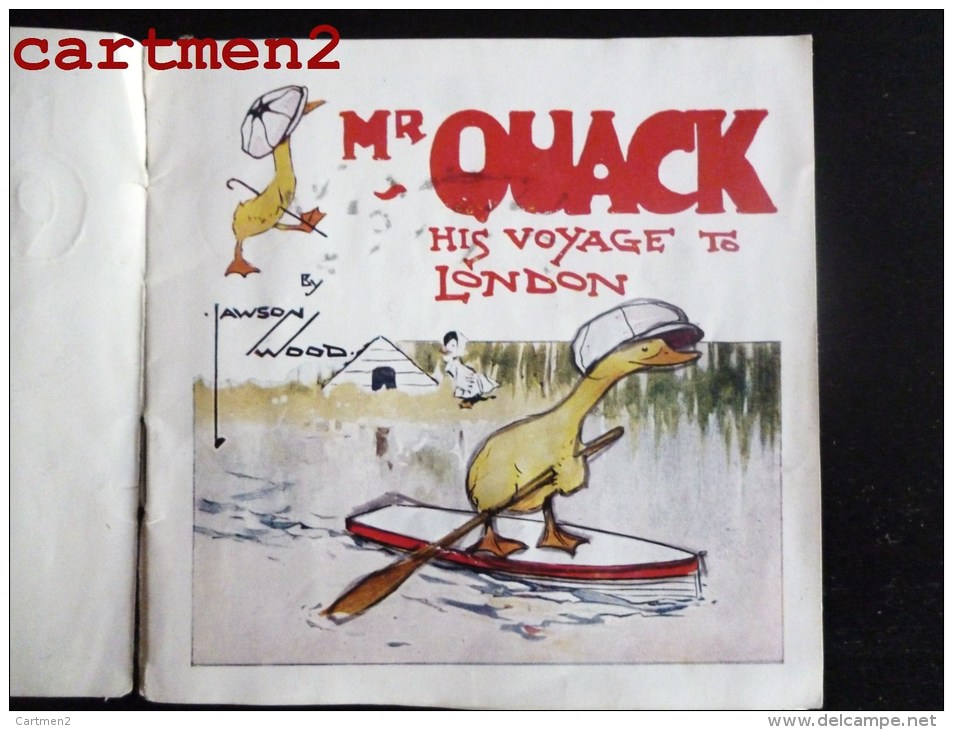 " THE MR. BROOKS " Mr QUACK BY LAWSON WOOD DUCK F. WARNE &sect; COMPANIE LIVRE D'ENFANT CHILDREN BOOK - 1897 - 1937: Edad De Plata
