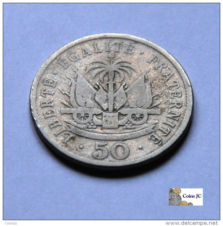 Haití - 50 Centimes - 1907 - Haïti