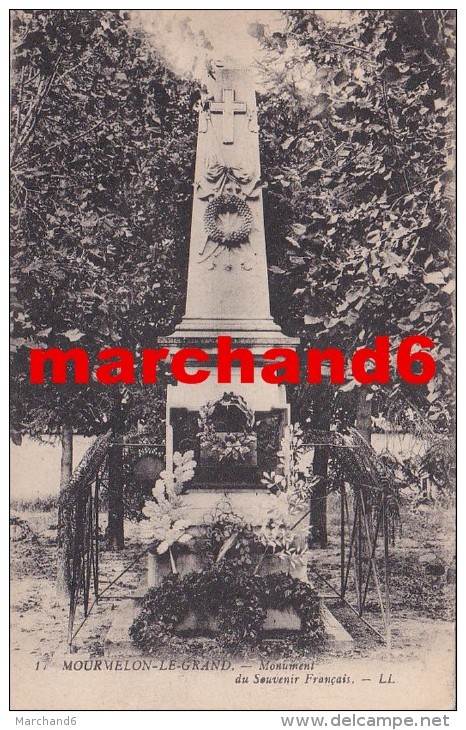 Marne Mourmelon Le Grand Monument Du Souvenir Francais éditeur LL - Mourmelon Le Grand