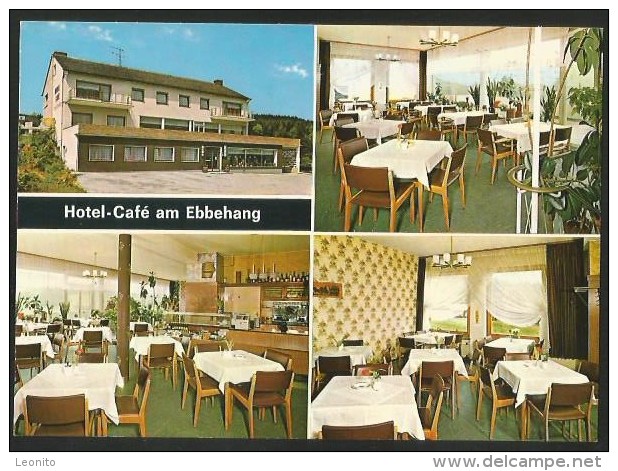 VALBERG MEINERZHAGEN Pension Bäckerei Konditorei CAFÉ AM EBBEHANG 1974 - Meinerzhagen