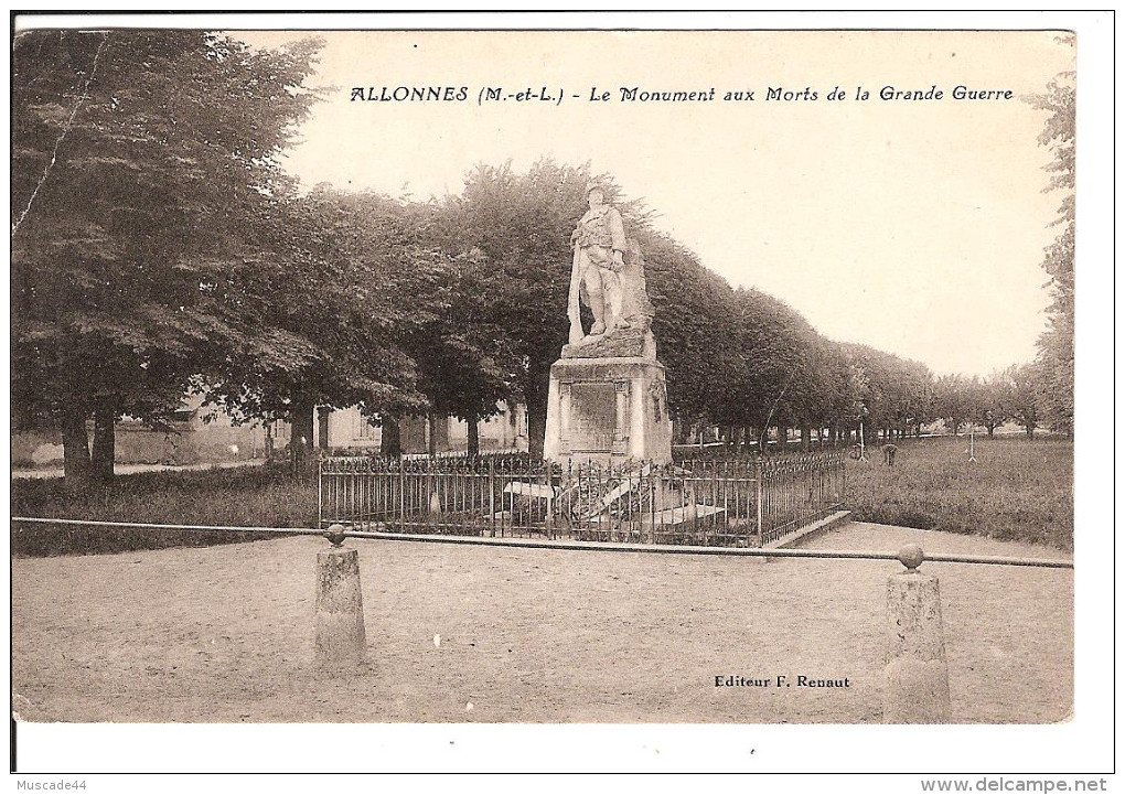 ALLONNES - LE MONUMENT AUX MORTS DE LA GRANDE GUERRE - Allonnes