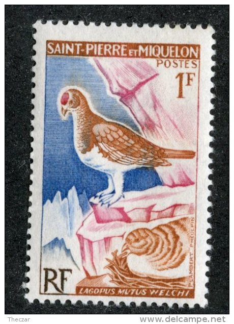 7501x  St Pierre 1963  Scott #363**gum Disturbance -  Offers Welcome - Unused Stamps