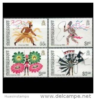 MONTSERRAT 1984 - Scott# 547-50 Xmas Carnival Set Of 4 MNH (XO876) - Montserrat