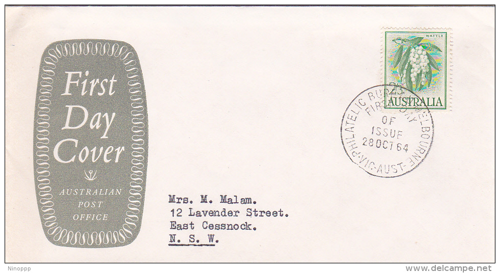 Australia 1964 Flowers Wattle Post Office FDC - FDC