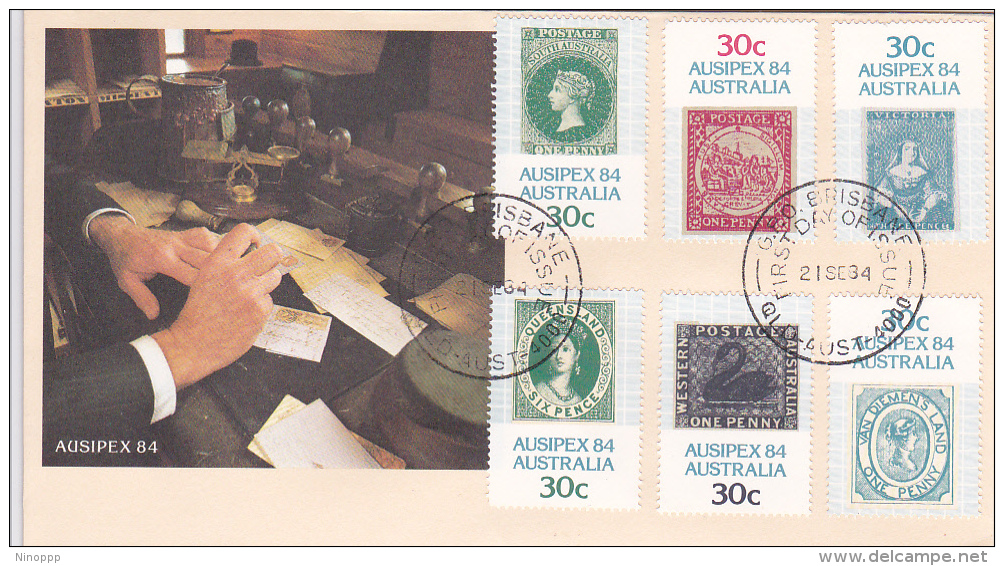 Australia 1984 Ausipex Post Office FDC - Primo Giorno D'emissione (FDC)