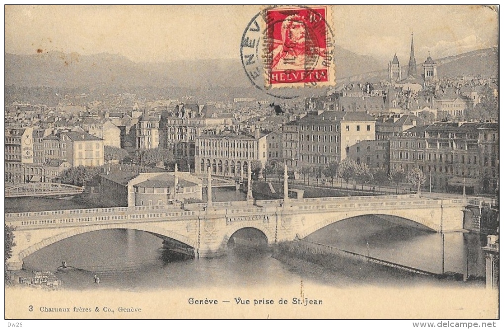 Genève - Vue Prise De Saint-Jean -Pont De La Coulouvrenière - Genève