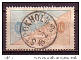 SUEDE - SVERIGE - 1874 - 1896 - Timbre De Service - 1 Kr. Obl. Dent.13 - 1872-1891 Ringtyp