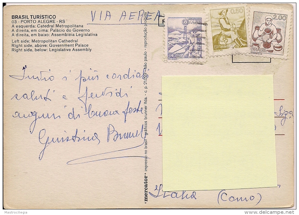 BRASIL BRASILE  PORTO ALEGRE  Fg  3 Nice Stamps - Porto Alegre