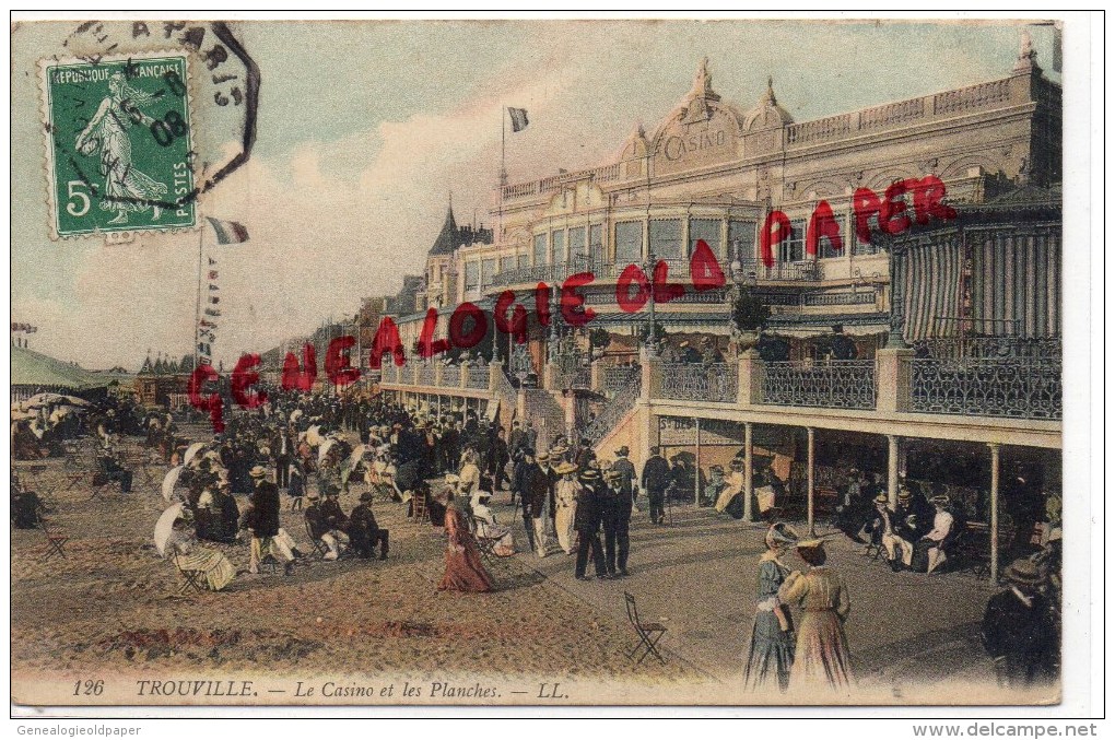 14 - TROUVILLE - LE CASINO ET LES PLANCHES - Trouville