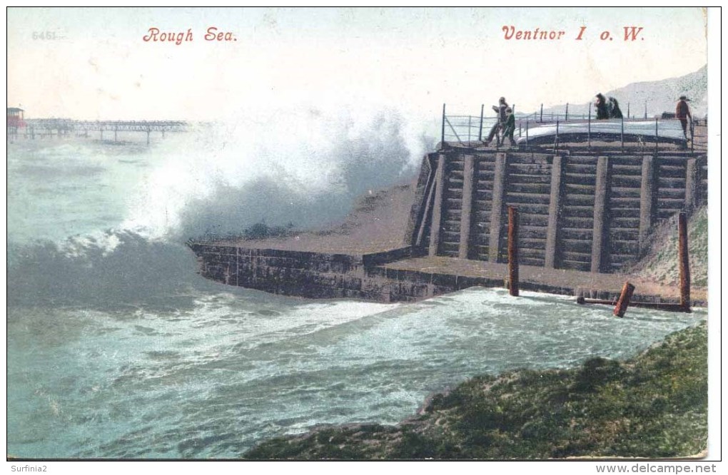 IOW - VENTNOR - ROUGH SEA 1904 Iow211 - Ventnor