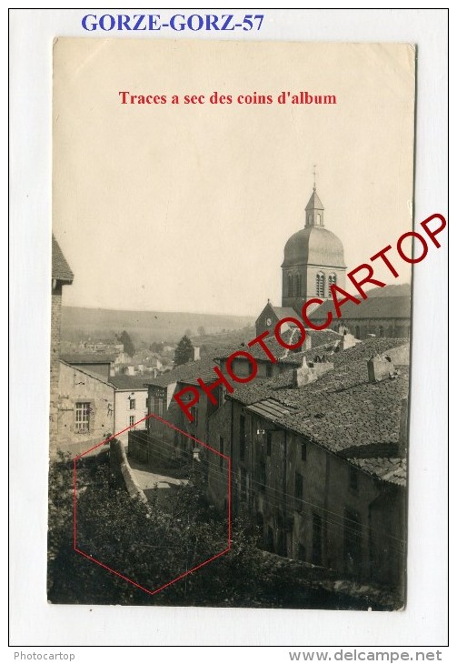 GORZE-GORZ-Carte Photo Allemande-Guerre 14-18-1WK-Frankreich-France-57-Feldpost- - Ars Sur Moselle