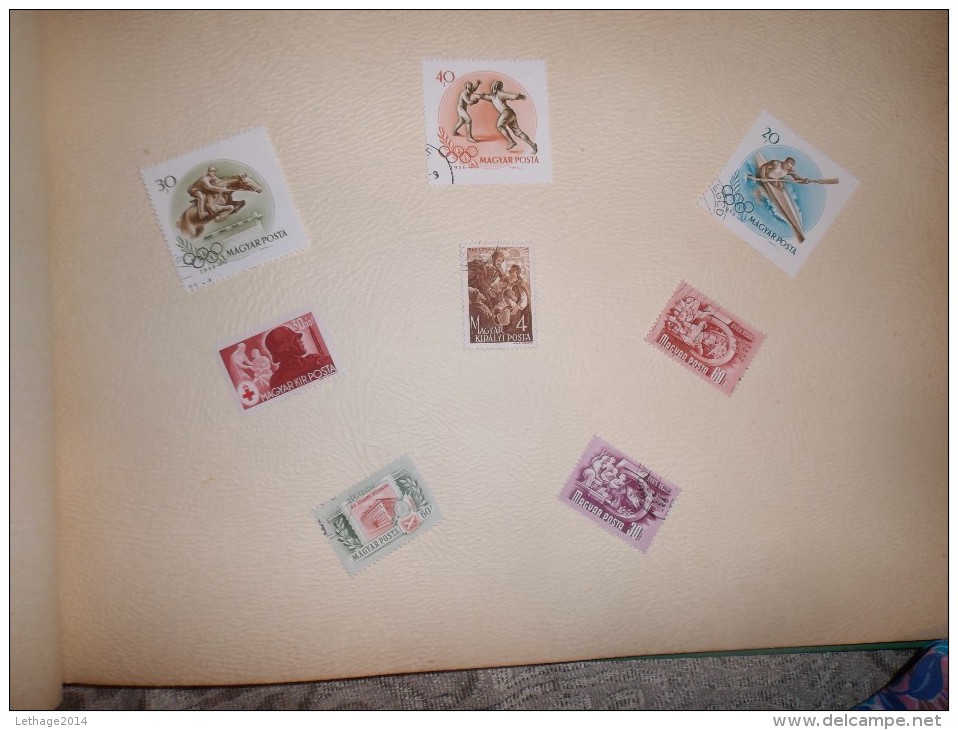 timbres series non obliteres perfore et non perfore rare pays  periode 1940 - 1968