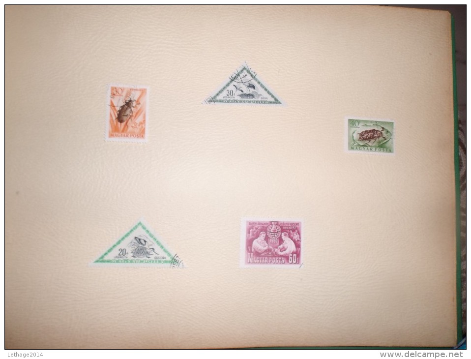 timbres series non obliteres perfore et non perfore rare pays  periode 1940 - 1968