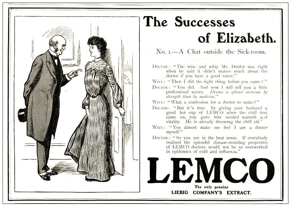 Original - Anzeige/Advertise 1903 : (ENGLISH) LEMCO / THE LIEBIG COMPANY'S EXTRACT. - 260 X 170 Mm - Werbung