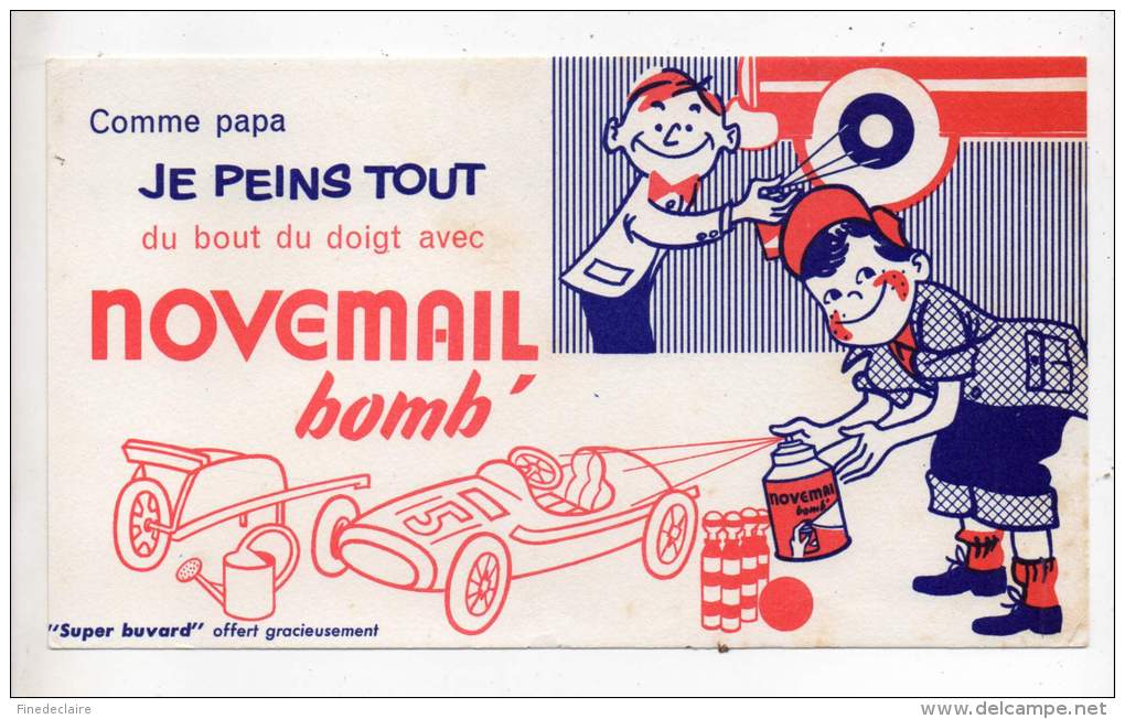 Buvard - Novemail Bomb' - Peintures