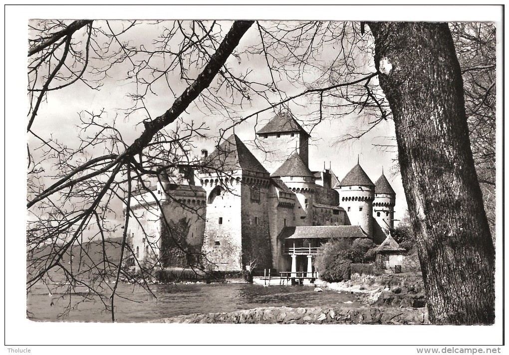 Suisse-Château De Chillon à Veytaux (Montreux-Villeneuve-Vaud)-1960-Oblitération De "Tour De Peilz" (voir Scan) - Veytaux